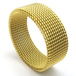 Elegante Vorm, Prachtige Kleuren, Hoogwaardige Titanium Ring