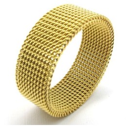 Elegante Vorm, Prachtige Kleuren, Hoogwaardige Titanium Ring