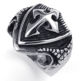 Fijn Bewerkte, Delicate Kleuren, Stabiele Kwaliteit Titanium Ring