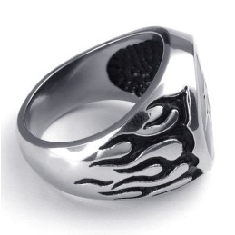 Modieuze Patronen, Kleurglans, Stabiele Kwaliteit, Titanium Ring