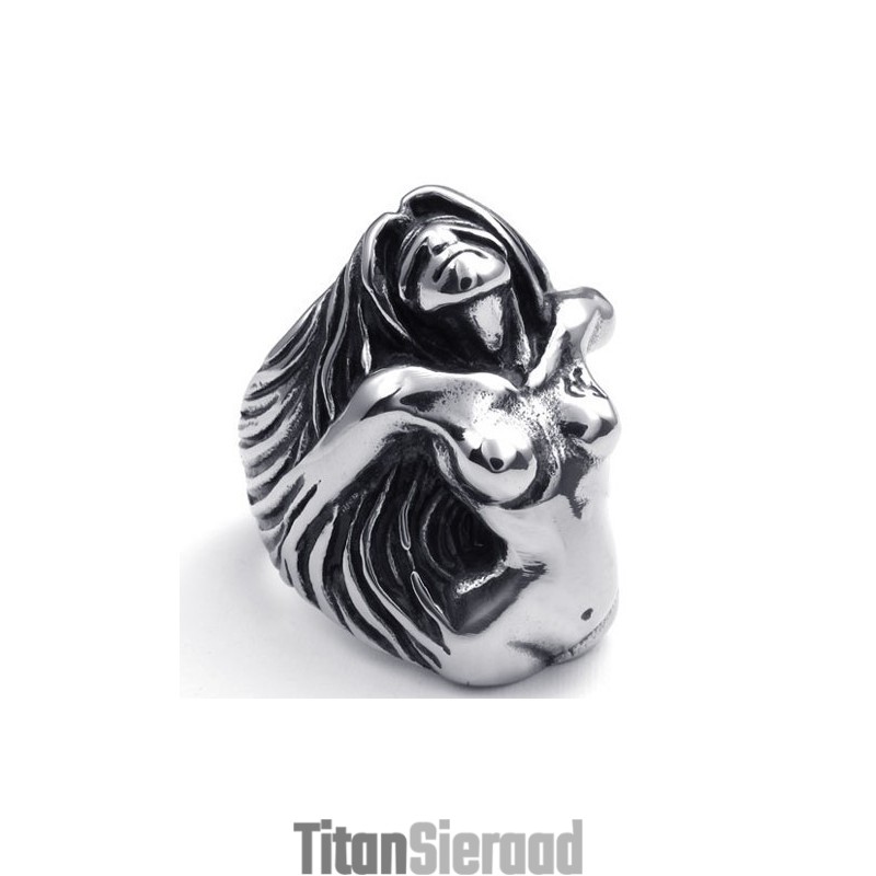 Aantrekkelijk Ontwerp, Delicate Kleuren, Hoogwaardige Titanium Ring Aantrekkelijk Ontwerp, Delicate Kleuren, Hoogwaardige Titanium Ring