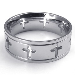 Prachtig Ontwerp, Kleurbriljantie, Uitstekende Kwaliteit Titanium Ring