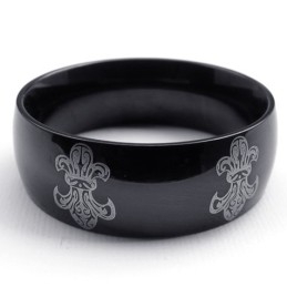 Prachtig Ontwerp, Delicate Kleuren, Uitstekende Kwaliteit Titanium Ring