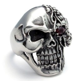 Fijn Bewerkte Kleurbriljantie, Hoogwaardige Titanium Ring