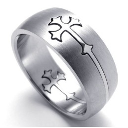 Deft Design Kleur Briljantie Hoge Kwaliteit Titanium Ring