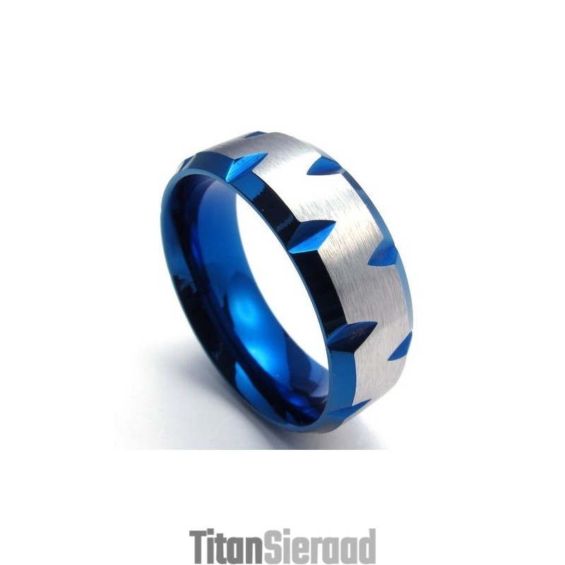 Fijn Bewerkte, Prachtige Kleuren, Uitstekende Kwaliteit Titanium Ring Fijn Bewerkte, Prachtige Kleuren, Uitstekende Kwaliteit Titanium Ring
