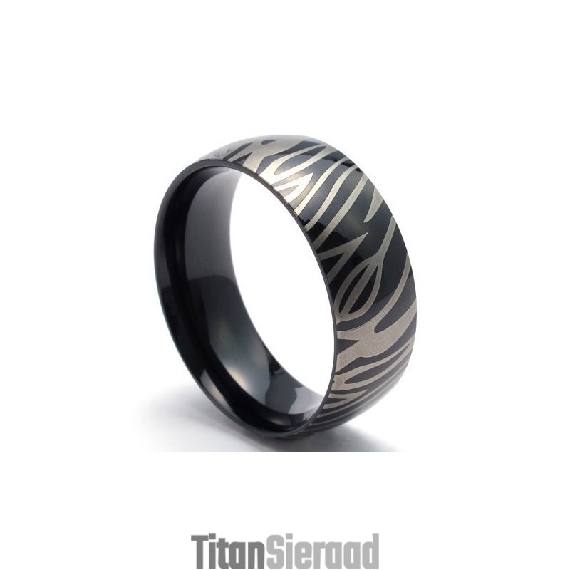 Modieuze Patronen, Delicate Kleuren, Stabiele Kwaliteit Titanium Ring
