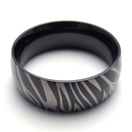 Modieuze Patronen, Delicate Kleuren, Stabiele Kwaliteit Titanium Ring