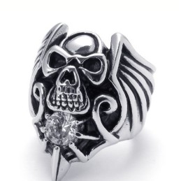 Fijn Bewerkte Kleurbriljantie, Brede Variaties Titanium Ring