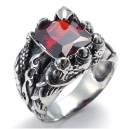Weelderig In Ontwerp, Prachtige Kleuren, Uitstekende Kwaliteit Titanium Ring