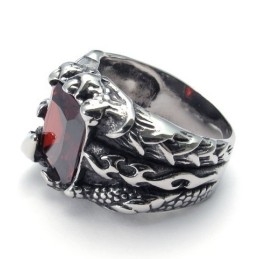 Weelderig In Ontwerp, Prachtige Kleuren, Uitstekende Kwaliteit Titanium Ring