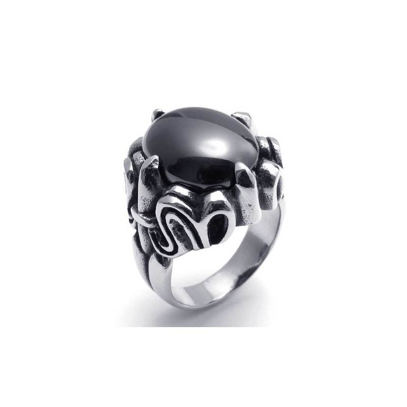 Weelderig Ontwerp, Delicate Kleuren, Uitstekende Kwaliteit Titanium Ring