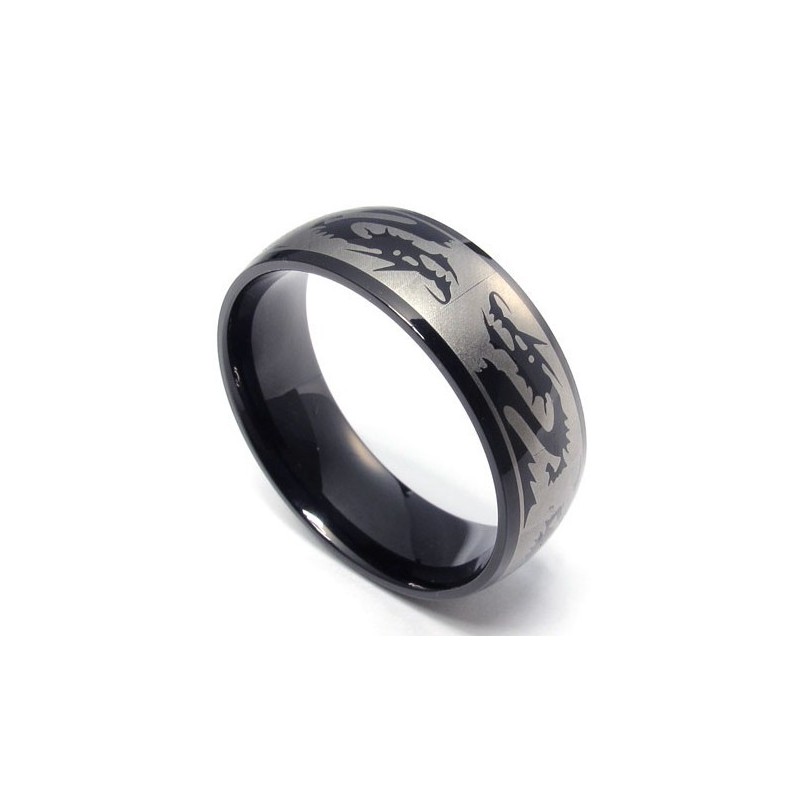 Modieuze Patronen, Delicate Kleuren, Uitstekende Kwaliteit Titanium Ring