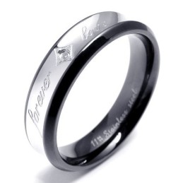 Elegante Vorm, Kleur, Briljantie, Duurzaam In Gebruik, Titanium Ring