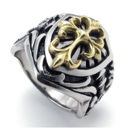 Modieuze Patronen, Kleurbriljantie, Superieure Kwaliteit Titanium Ring