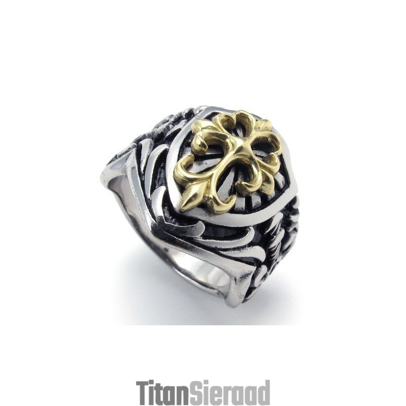 Modieuze Patronen, Kleurbriljantie, Superieure Kwaliteit Titanium Ring Modieuze Patronen, Kleurbriljantie, Superieure Kwaliteit Titanium Ring