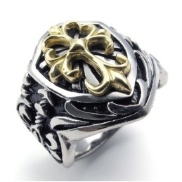 Modieuze Patronen, Kleurbriljantie, Superieure Kwaliteit Titanium Ring