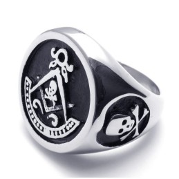 Modieuze Patronen, Delicate Kleuren, Titanium Ring Van Superieure Kwaliteit