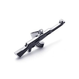 Heren Gouden Ak47 Geweer Hanger Ketting Van Puur Titanium
