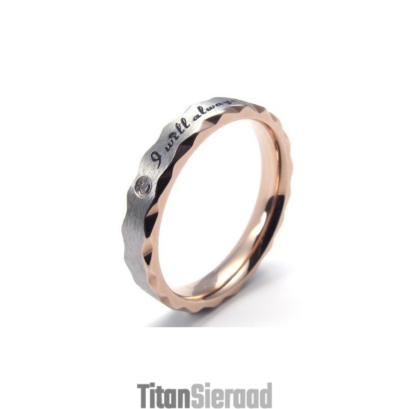 Elegante Vorm, Kleur, Briljantie, Betrouwbare Reputatie, Titanium Ring
