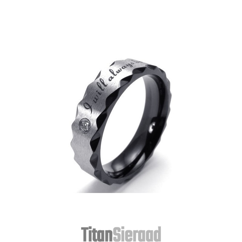 Prachtig Ontwerp, Kleur, Briljantie, Betrouwbare Reputatie, Titanium Ring