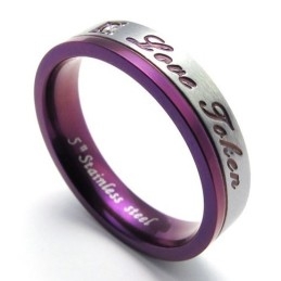 Geavanceerde Technologie Prachtige Kleuren Superieure Kwaliteit Titanium Ring