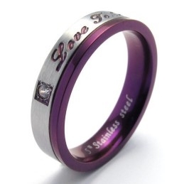 Geavanceerde Technologie Prachtige Kleuren Superieure Kwaliteit Titanium Ring