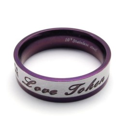 Prachtig Ontwerp, Prachtige Kleuren, Superieure Kwaliteit Titanium Ring