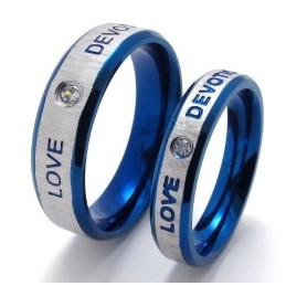 Elegante Vorm, Prachtige Kleuren, Superieure Kwaliteit Titanium Ring