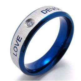 Professioneel Ontwerp, Prachtige Kleuren, Hoogwaardige Titanium Ring