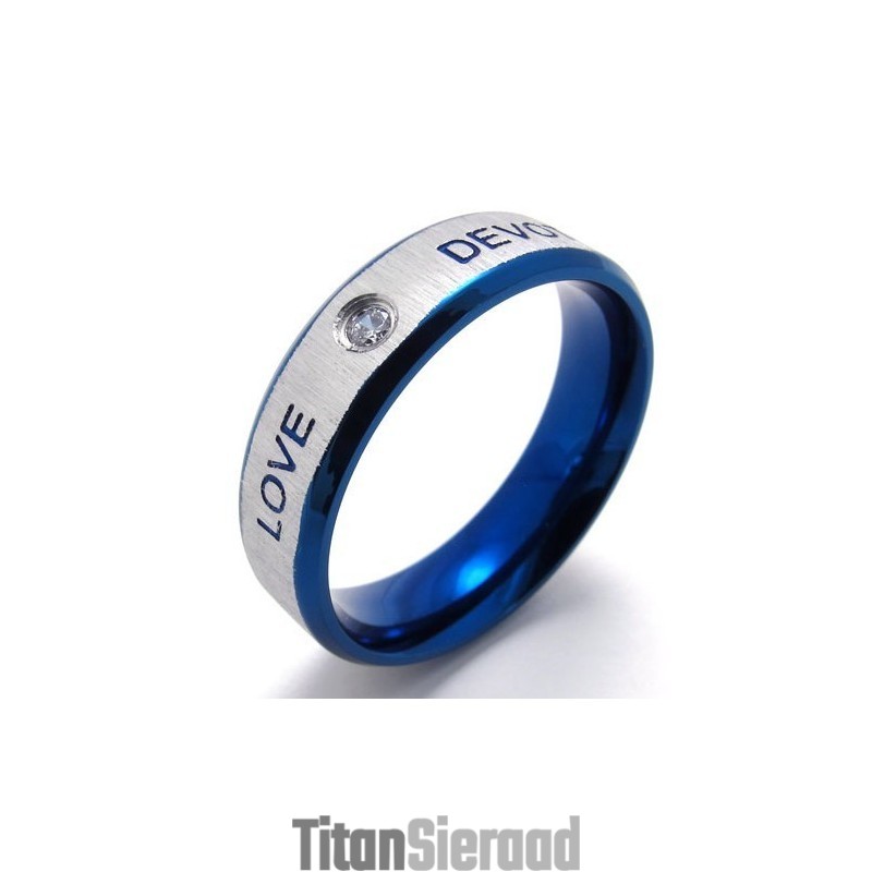 Professioneel Ontwerp, Prachtige Kleuren, Hoogwaardige Titanium Ring