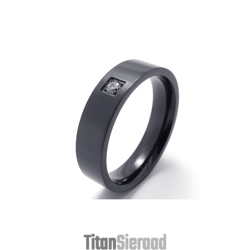 Fijn Bewerkte, Delicate Kleuren, Titanium Ring Van Superieure Kwaliteit