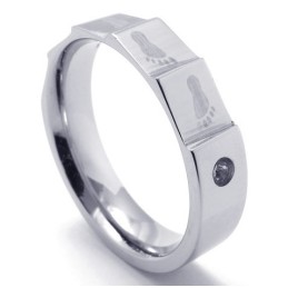 Elegante Vorm, Kleur, Briljantie, Duurzaam In Gebruik, Titanium Ring