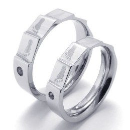 Elegante Vorm, Kleur, Briljantie, Duurzaam In Gebruik, Titanium Ring