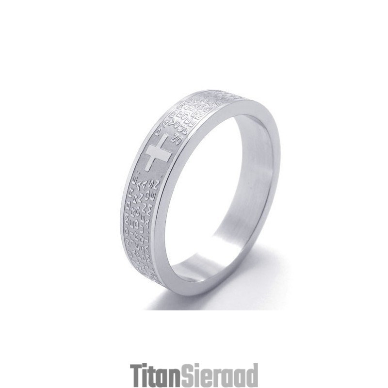 Fijn Bewerkte Kleurbriljantie, Duurzame Titanium Ring