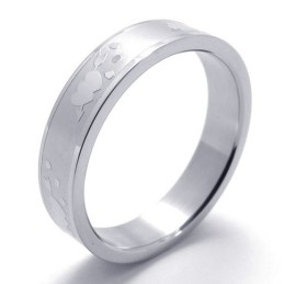 Fijn Bewerkte Kleurbriljantie Om Te Genieten Van Een Hoge Reputatie In Binnen- En Buitenland Titanium Ring