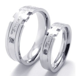 Elegante Vorm, Kleur, Briljantie. Wereldwijd Goed Verkocht. Titanium Ring.