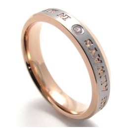 Prachtig Ontwerp, Prachtige Kleuren, Uitstekende Kwaliteit Titanium Ring