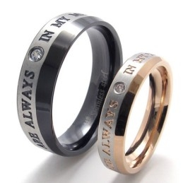 Prachtig Ontwerp, Prachtige Kleuren, Uitstekende Kwaliteit Titanium Ring