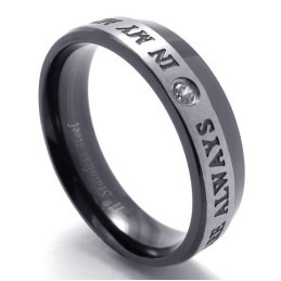 Deft Design Kleur Briljantie De Koning Van Kwaliteit Titanium Ring
