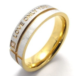 Elegante Vorm, Prachtige Kleuren, Stabiele Kwaliteit Titanium Ring
