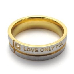 Elegante Vorm, Prachtige Kleuren, Stabiele Kwaliteit Titanium Ring