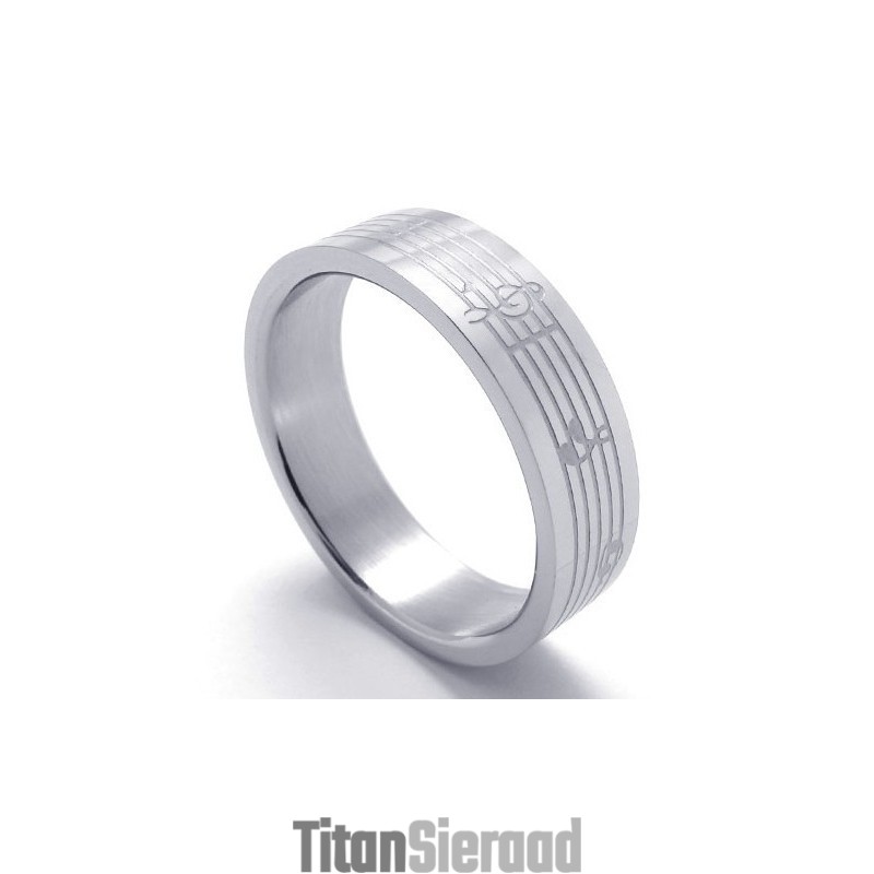 Elegante Vorm, Kleur, Briljantie. Wereldwijd Goed Verkocht. Titanium Ring.