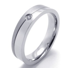 Rationele Constructie Kleur Briljantie Verkoopt Goed Over De Hele Wereld Titanium Ring