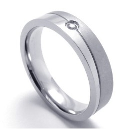 Rationele Constructie Kleur Briljantie Verkoopt Goed Over De Hele Wereld Titanium Ring
