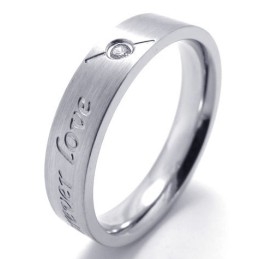Verschillende Stijlen Kleur Briljantie Wereldwijd Bekende Titanium Ring