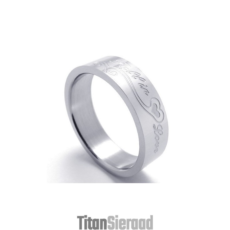Elegante Vorm, Kleur, Briljantie, Kwaliteit En Kwantiteit Gegarandeerd, Titanium Ring