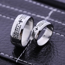 Bijbelse Koppels Mannen Titanium Ring