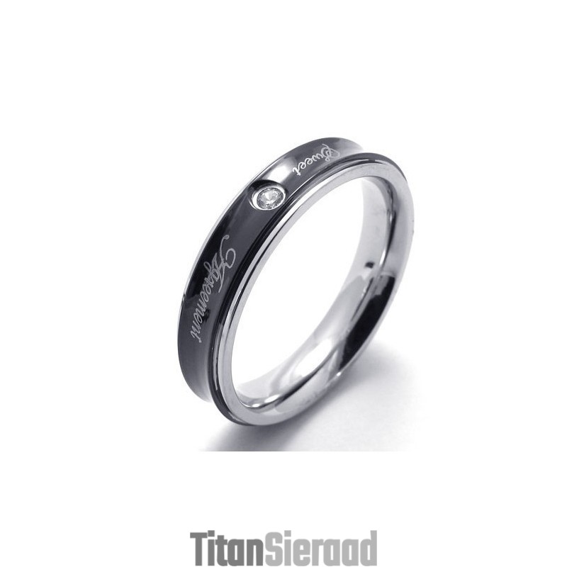 Deft Design Kleur Briljantie Hoge Kwaliteit Titanium Ring Deft Design Kleur Briljantie Hoge Kwaliteit Titanium Ring