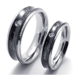 Deft Design Kleur Briljantie Hoge Kwaliteit Titanium Ring